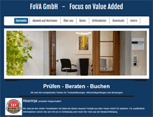 Tablet Screenshot of fova.ch